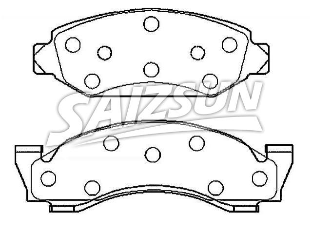 刹车片 Brake Pad Set:8126314