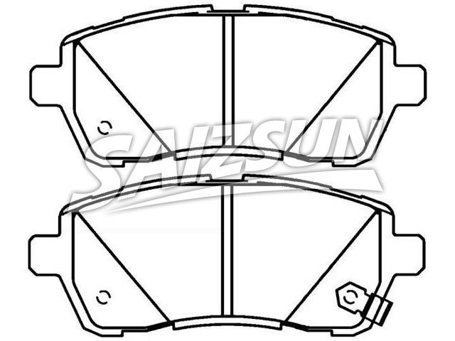 刹车片 Brake Pad Set:04465-B1120