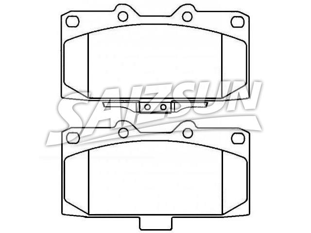 刹车片 Brake Pad Set:26296-FE070