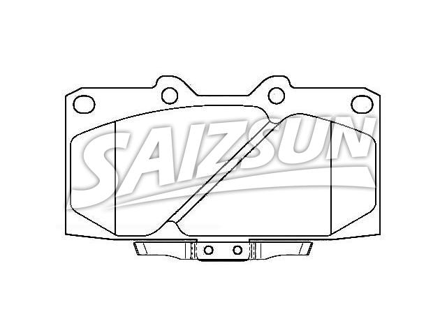 刹车片 Brake Pad Set:41060-74F90