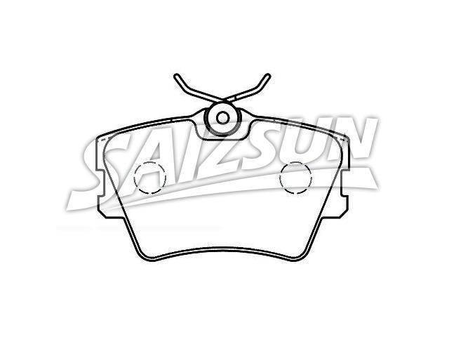 刹车片 Brake Pad Set:21882 173 1 4