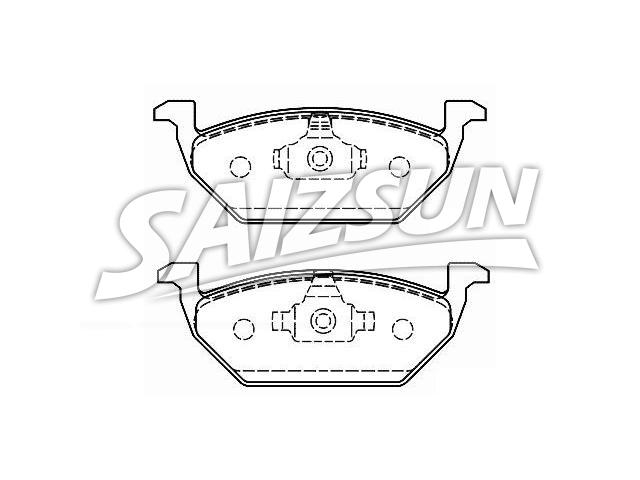 刹车片 Brake Pad Set:1J0 698 151 A