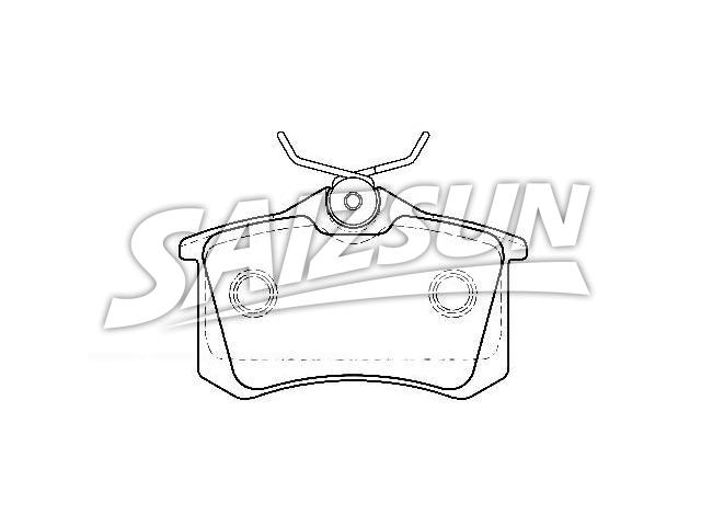 Pastillas de freno Brake Pad Set:4D0 698 451 C