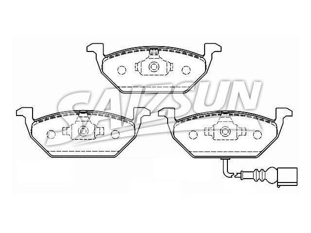 刹车片 Brake Pad Set:1J0 698 151 G