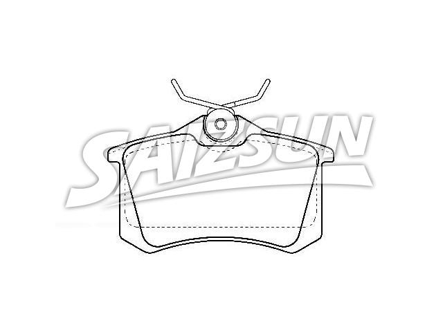 刹车片 Brake Pad Set:7M0 698 451