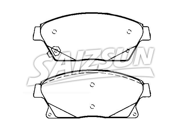 тормозная кладка Brake Pad Set:22737859