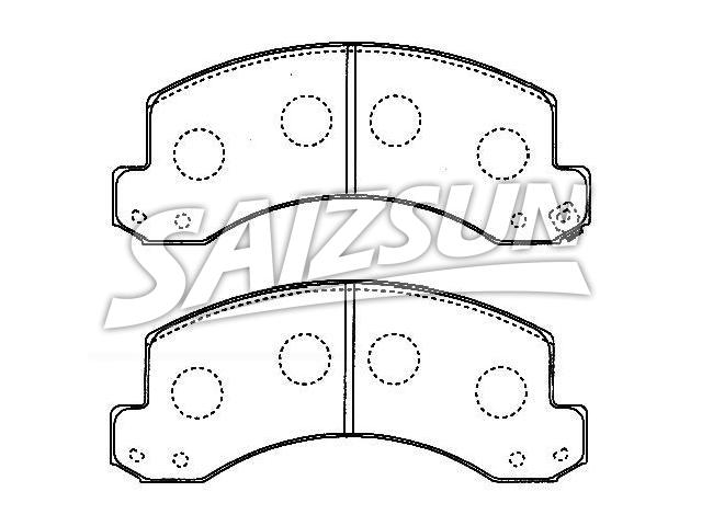 刹车片 Brake Pad Set:8-97203-209-0