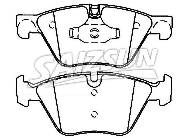 刹车片 Brake Pad Set:34 11 6 775 310