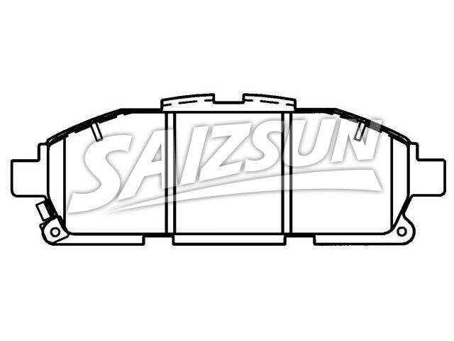 Brake Pad Set:D1060-1JA0A
