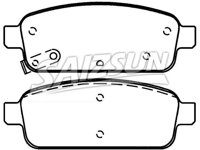 Brake Pad Set:13319294