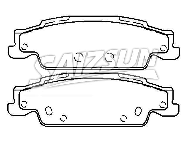 Brake Pad Set:89060372