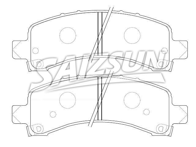 Brake Pad Set:89056378