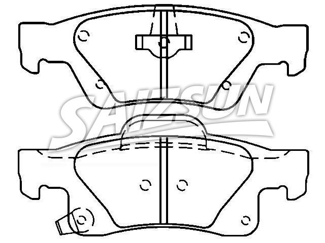 Brake Pad Set:68052386AA