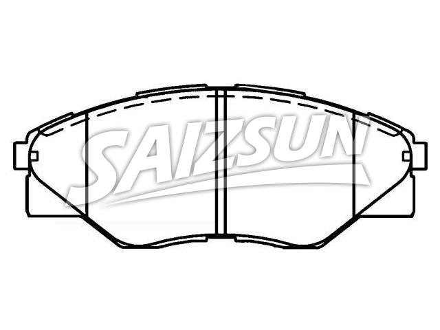 Brake Pad Set:04465-0K290