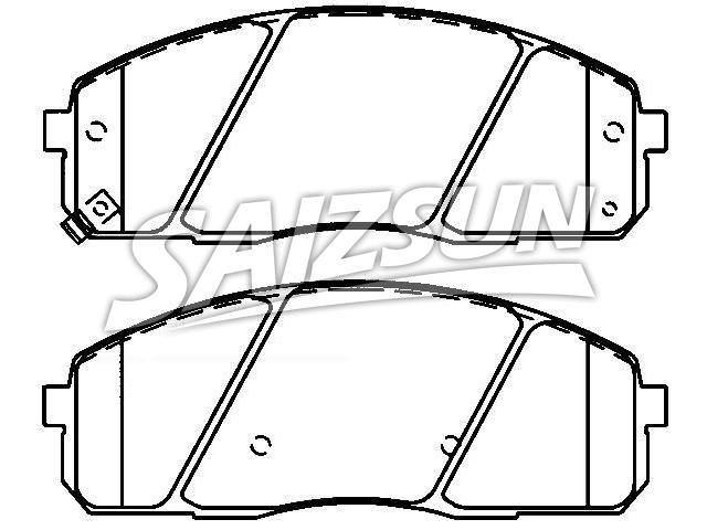 Brake Pad Set:58101-4FA00