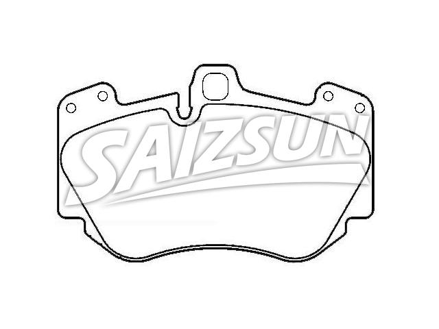 Brake Pad Set:4E0 698 151 G