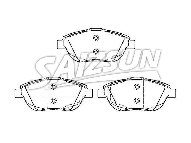 Brake Pad Set:4254.31