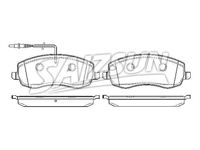 Pastillas de freno Brake Pad Set:4254.95