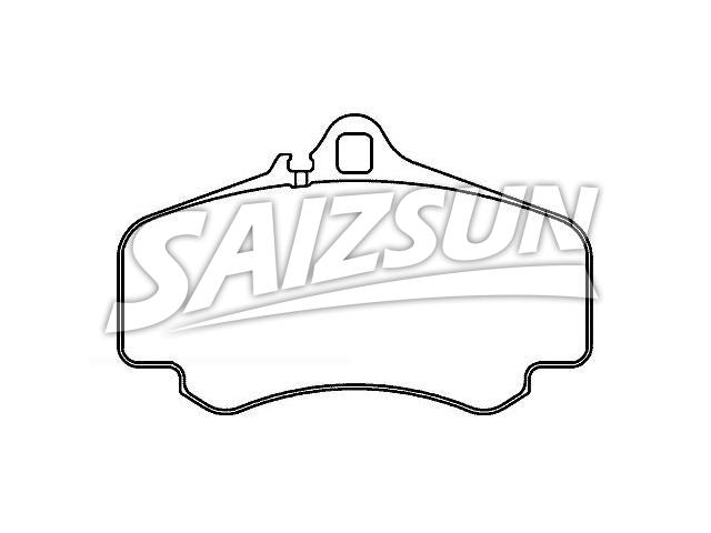 тормозная кладка Brake Pad Set:996.351.949.10