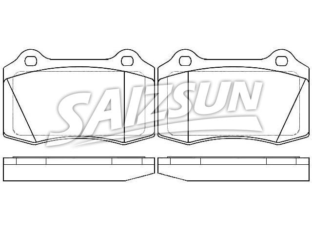 тормозная кладка Brake Pad Set:1 329 156