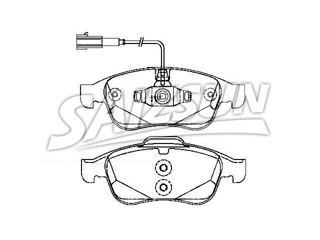 тормозная кладка Brake Pad Set:77365355
