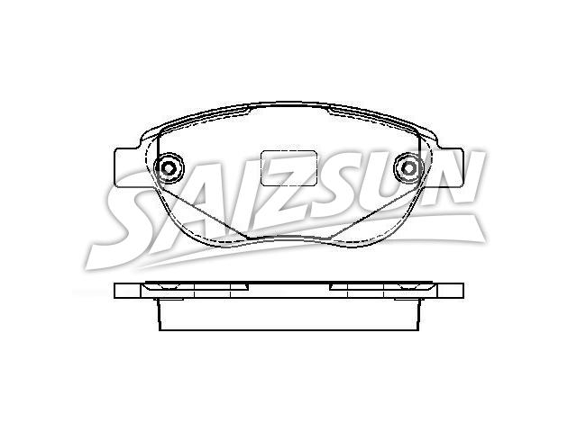 тормозная кладка Brake Pad Set:4254.27