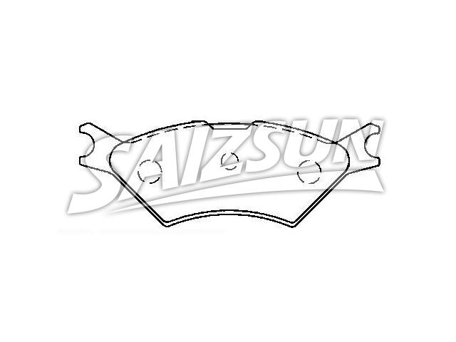 тормозная кладка Brake Pad Set:433 698 151A