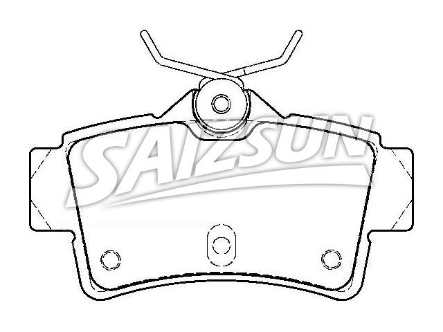 тормозная кладка Brake Pad Set:F5ZZ-2200-B