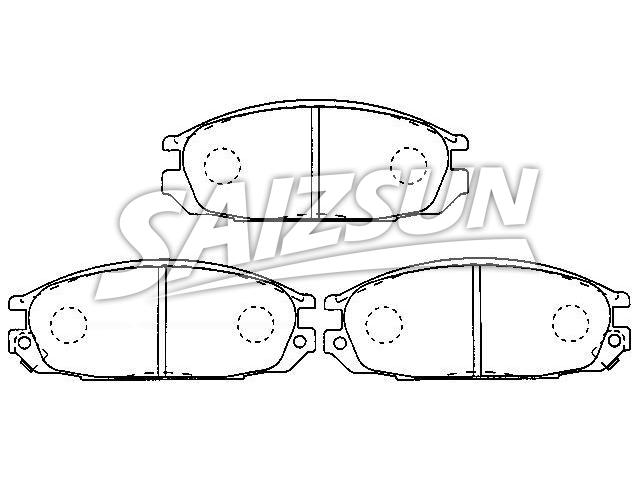 тормозная кладка Brake Pad Set:D406M-S2085