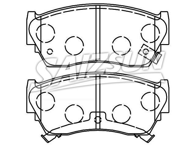 тормозная кладка Brake Pad Set:D1060-50Y94