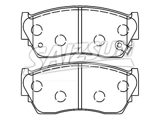 тормозная кладка Brake Pad Set:41060-72B25