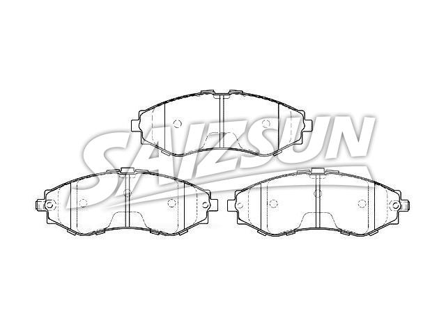тормозная кладка Brake Pad Set:96446742