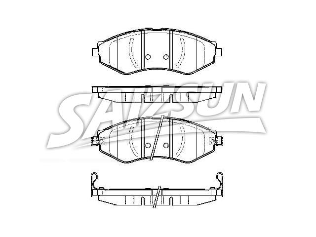тормозная кладка Brake Pad Set:96405129