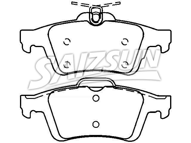 тормозная кладка Brake Pad Set:CV6Z 2200 A