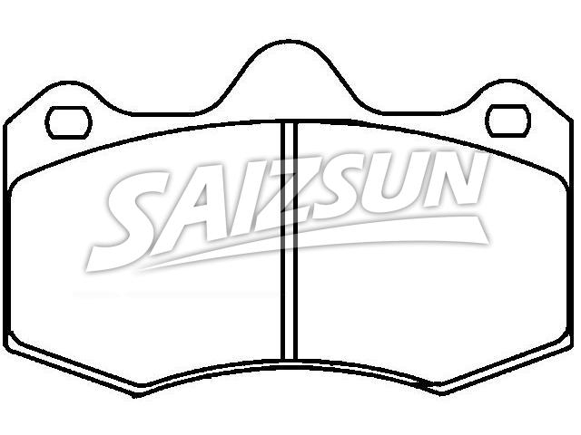тормозная кладка Brake Pad Set:A132J0001S
