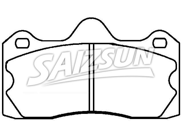 тормозная кладка Brake Pad Set:A132J0002S