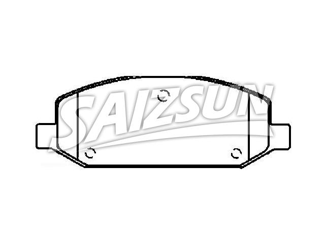 тормозная кладка Brake Pad Set:9041415