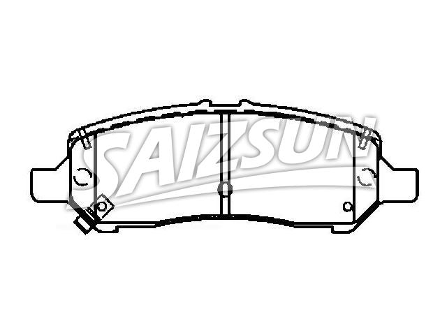 тормозная кладка Brake Pad Set:6816 3822AA