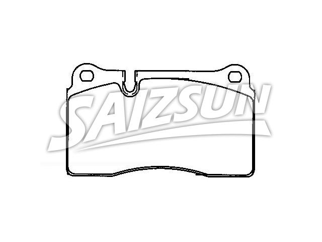 тормозная кладка Brake Pad Set:8J0 698 151 H
