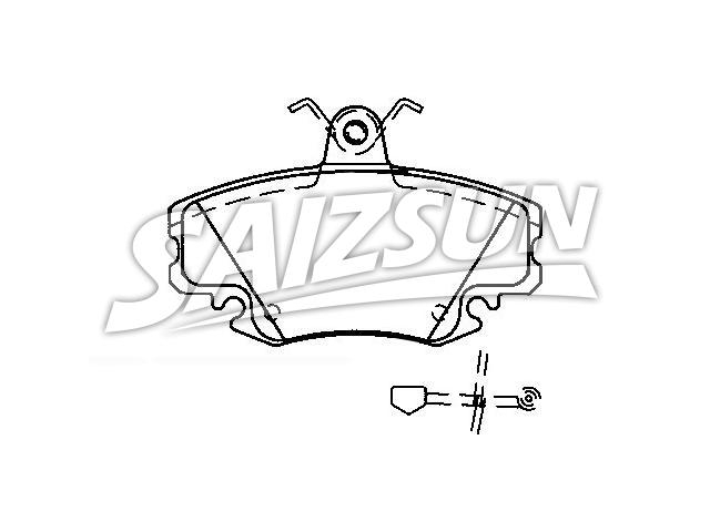 тормозная кладка Brake Pad Set:77 11 130 071 A