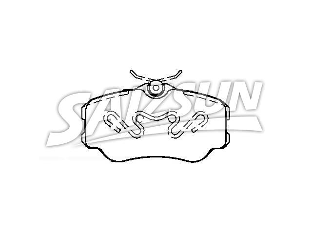 тормозная кладка Brake Pad Set:5X0 698 151 C