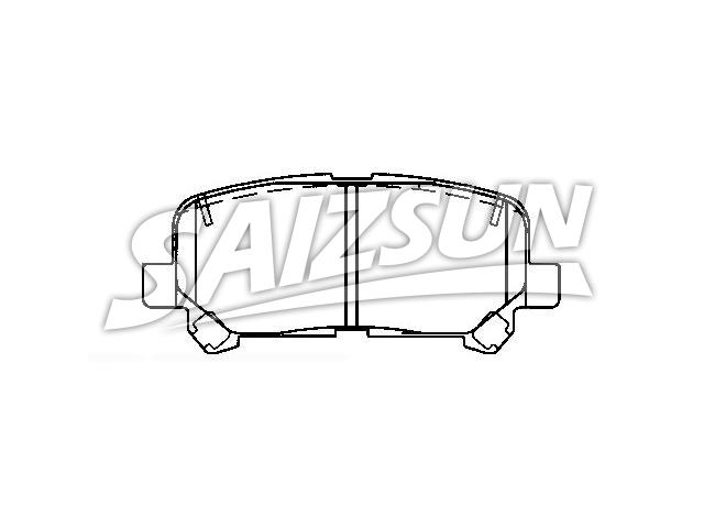 тормозная кладка Brake Pad Set:43022-SZA-A10