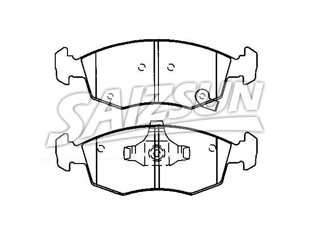 тормозная кладка Brake Pad Set:6810-2483-AA