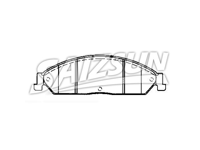 тормозная кладка Brake Pad Set:BR2Z-2001-AA