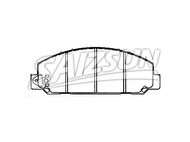 тормозная кладка Brake Pad Set:04465-37280