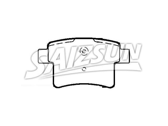 тормозная кладка Brake Pad Set:9009355
