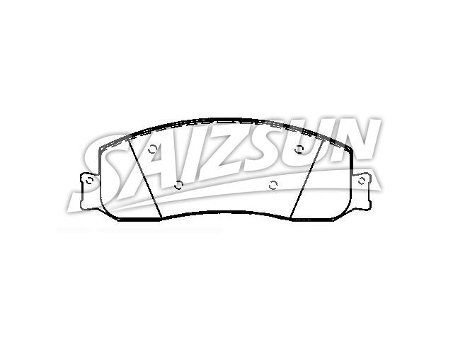 тормозная кладка Brake Pad Set:BC3Z-2001-D