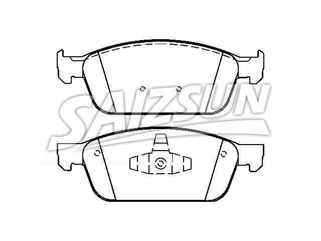 тормозная кладка Brake Pad Set:BV6Z-2001-C