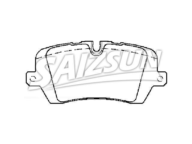 тормозная кладка Brake Pad Set:LR036574