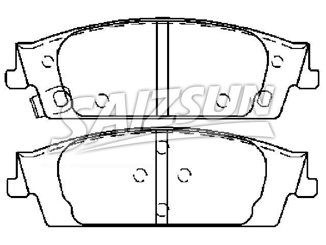тормозная кладка Brake Pad Set:23135903
